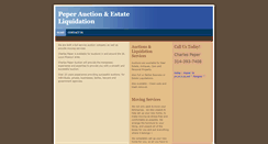 Desktop Screenshot of peperauction.net
